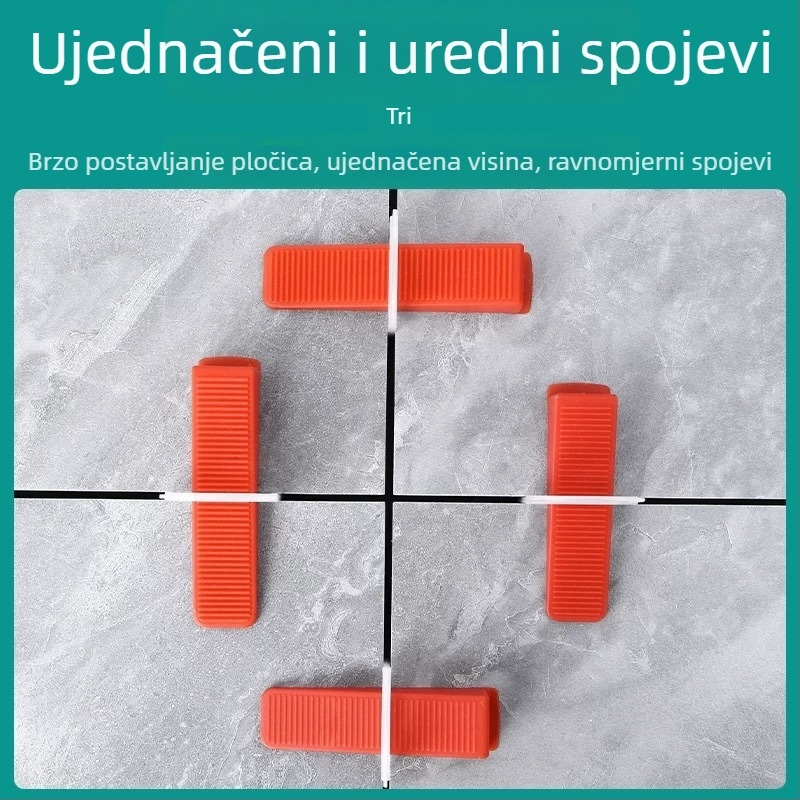 Osnovni klip za niveliranje pločica za zidove i podove