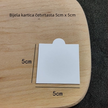 Debljina zlatnog dna za mousse s papirnom podlogom za pečenje, podloga za male kolače i deserte, kružni i kvadrati oblik, 5 cm, set od 4 komada