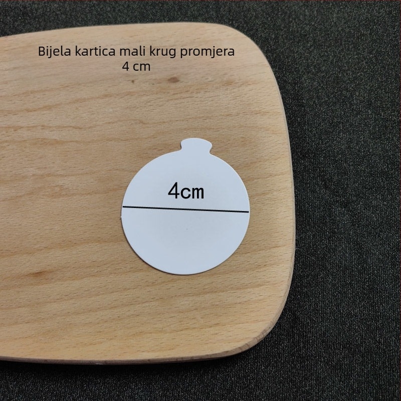 Debljina zlatnog dna za mousse s papirnom podlogom za pečenje, podloga za male kolače i deserte, kružni i kvadrati oblik, 5 cm, set od 4 komada