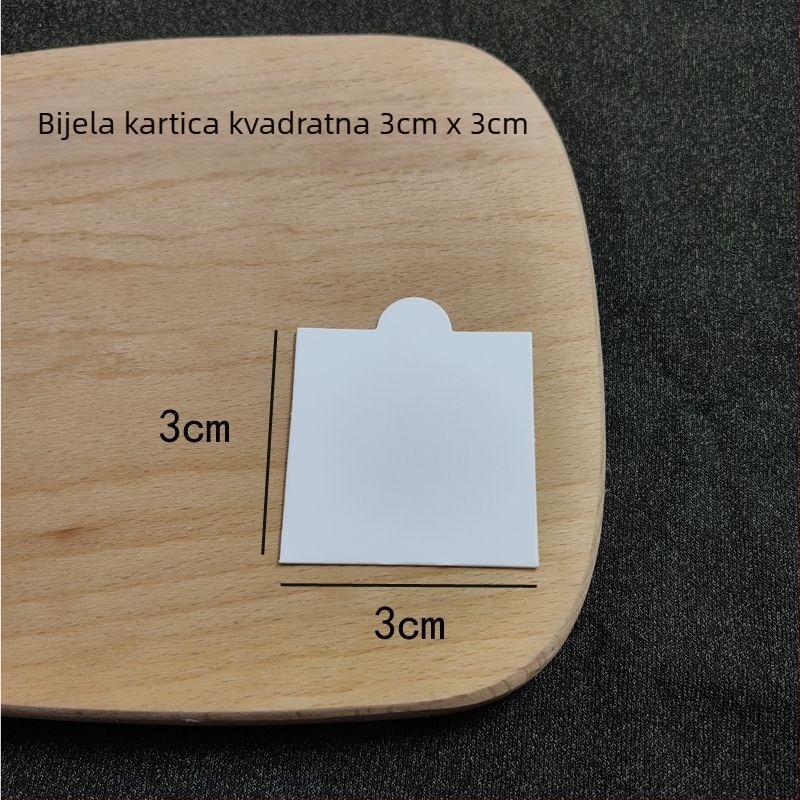 Debljina zlatnog dna za mousse s papirnom podlogom za pečenje, podloga za male kolače i deserte, kružni i kvadrati oblik, 5 cm, set od 4 komada