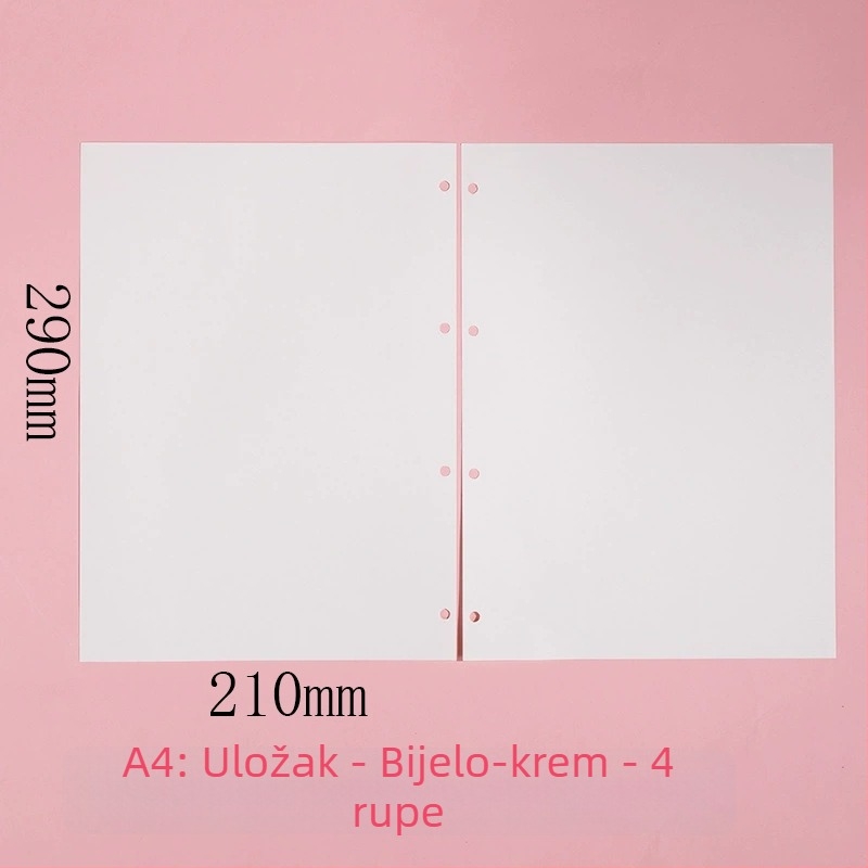 Morning 100 g unutarnji zamjenski listovi za A7 bilježnicu, sa 6 rupa, vodoravnim linijama, točkastom mrežom i praznim kvadratnim mrežama; kompatibilno s rupama 9, 20 i 24.
