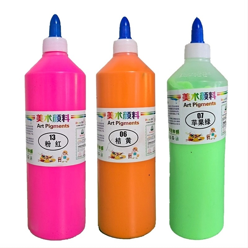 500 ml akrilne boje za djecu DIY grafit, slikanje gipsanih lutaka, set od 24 boja