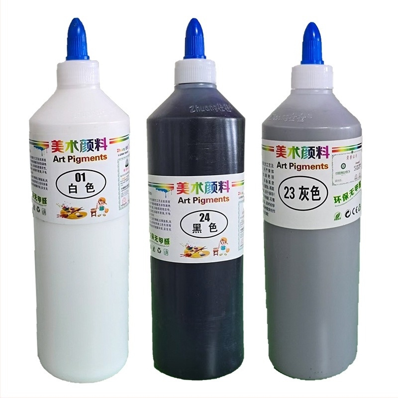 500 ml akrilne boje za djecu DIY grafit, slikanje gipsanih lutaka, set od 24 boja