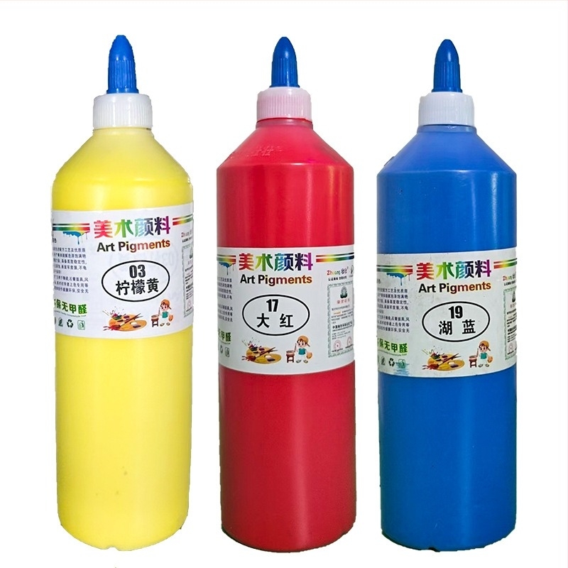 500 ml akrilne boje za djecu DIY grafit, slikanje gipsanih lutaka, set od 24 boja