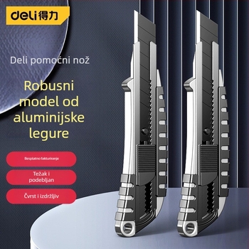 Veliki teški višenamjenski nož s oštricom od čelika, industrijske klase, za rezanje tapeta i papira