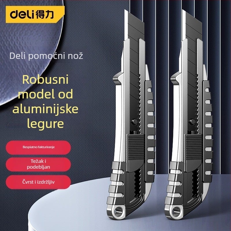 Veliki teški višenamjenski nož s oštricom od čelika, industrijske klase, za rezanje tapeta i papira