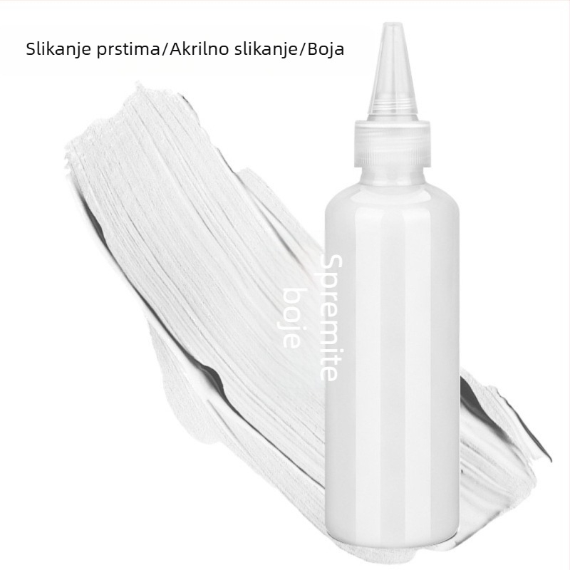 Dječji set boja za prste 100 ml, perive boje gouache, akvarel i akril