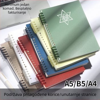 Ling lang X-coil bilježnica – formati A4/A5/B5, spiralna veza i odvojivi listovi, za poslovne sastanke i studentske bilješke