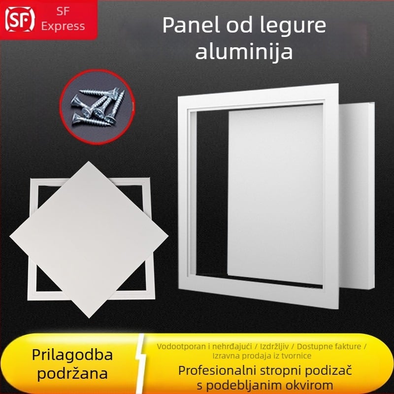 Magnetski poklop za inspekcijski otvor u stropu s zaključnim pristupnim panelom, ugrađeni stropni otvor