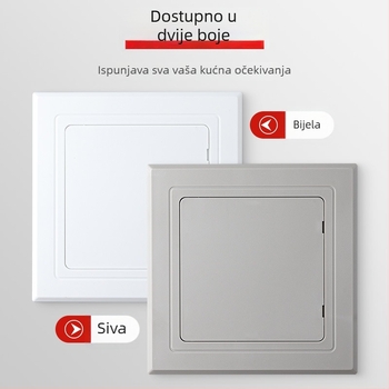 ABS ravno postavljeni pristupni panel za cijevi klimatizacije, strop od gips kartona, dekorativni poklop za otvore za ventilaciju kupaonice