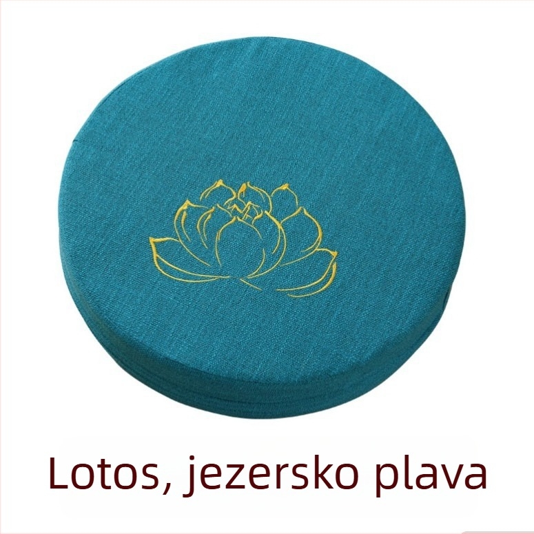 Tatami jastučnik japanskog stila od lana za meditaciju i molitvu, deblji i periva