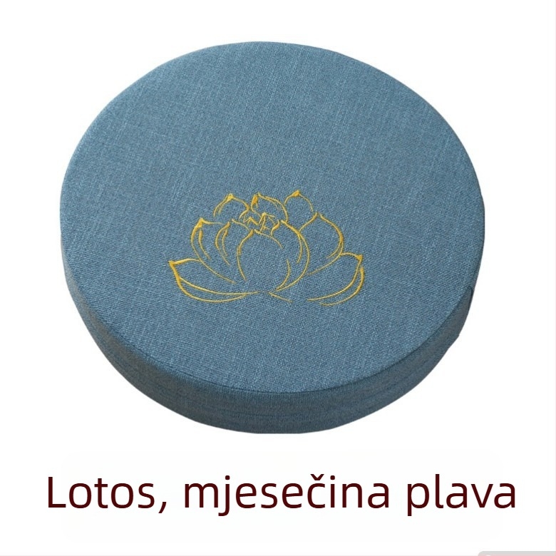 Tatami jastučnik japanskog stila od lana za meditaciju i molitvu, deblji i periva