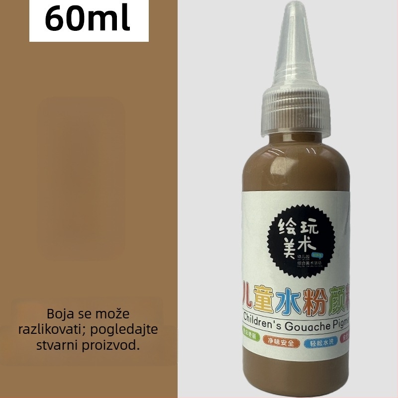 60 ml dječji gouache set za crtanje – perivi, kreativno crtanje prstima, DIY grafiti