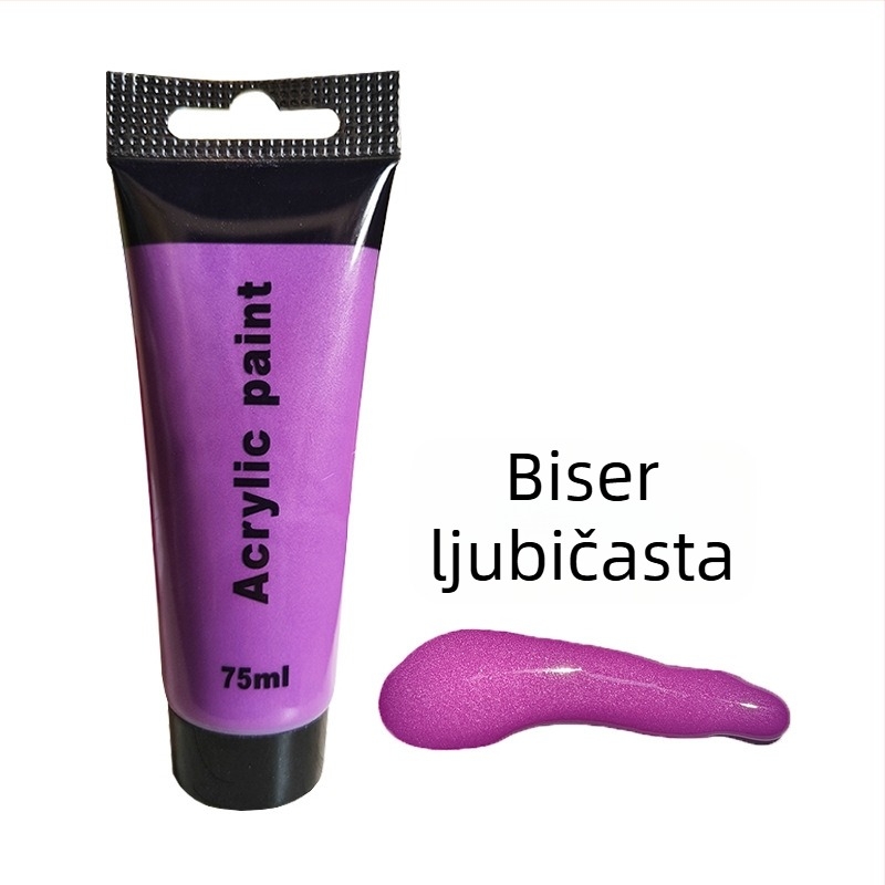Set akrilnih boja 24 boje, 75 ml u cijevima za DIY grafite i crtanje