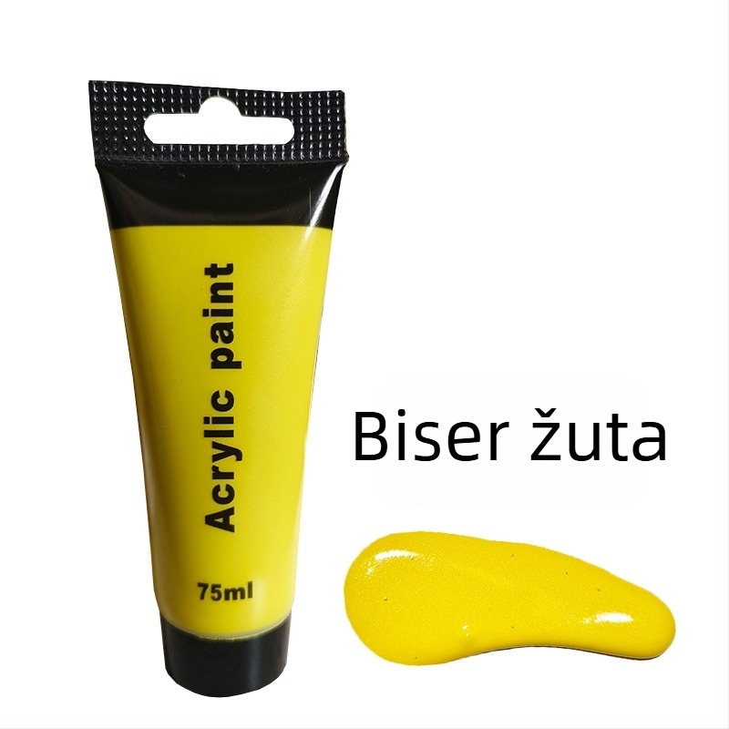 Set akrilnih boja 24 boje, 75 ml u cijevima za DIY grafite i crtanje