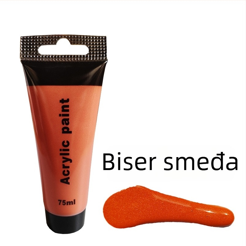 Set akrilnih boja 24 boje, 75 ml u cijevima za DIY grafite i crtanje