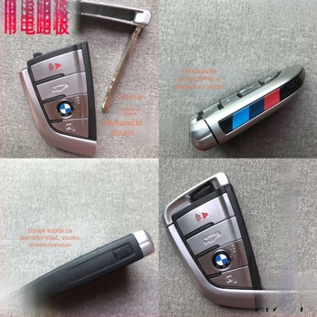 Metalni model ključa automobila – replika ključa za Mercedes-Benz, Audi, Cadillac, Maserati, Land Rover i BMW