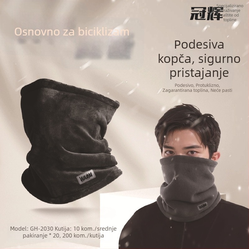 Guanhui zimska maska s zaštitom za uši i pokrivačem glave — topla, debela maska za lice za biciklizam i skijanje, unisex