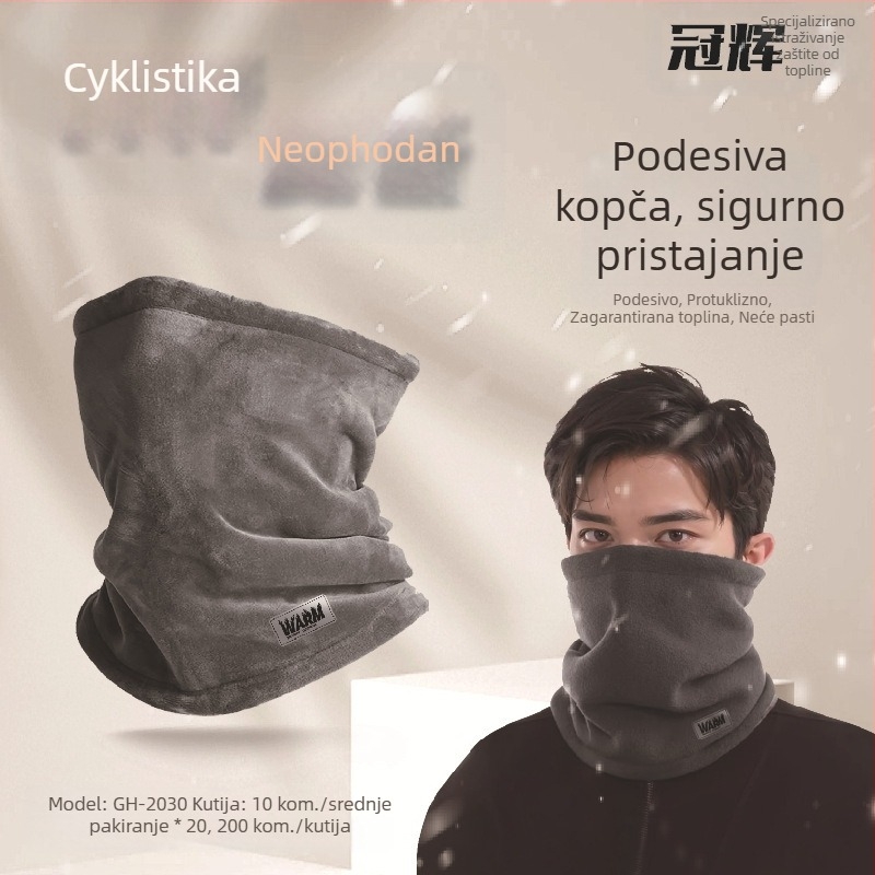 Guanhui zimska maska s zaštitom za uši i pokrivačem glave — topla, debela maska za lice za biciklizam i skijanje, unisex