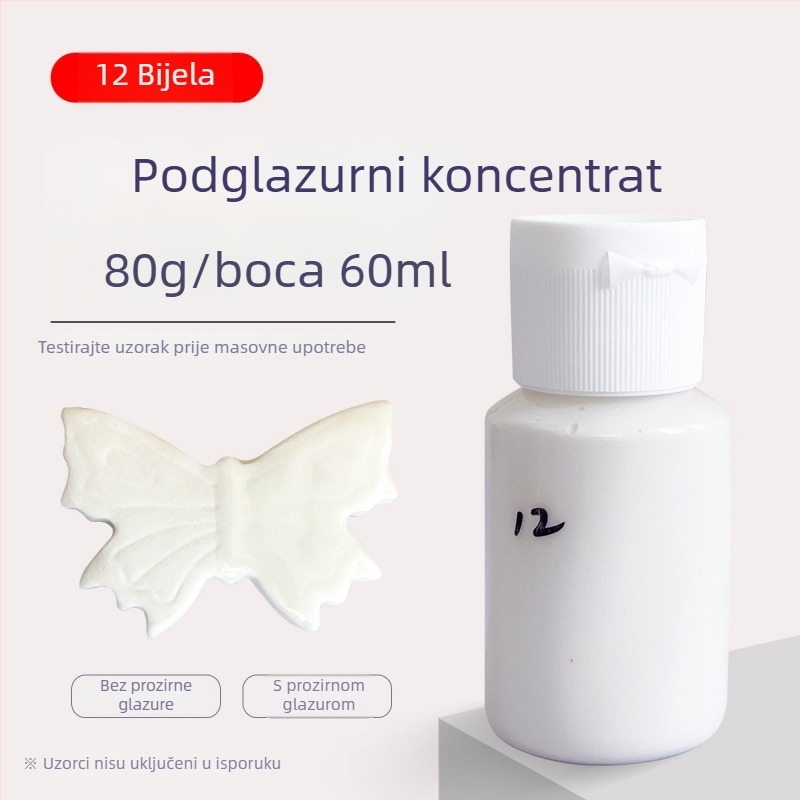 Hai Aohua Boja za podglazovanje keramike — koncentrat boje za podglazuru, srednja temperatura, 60 ml