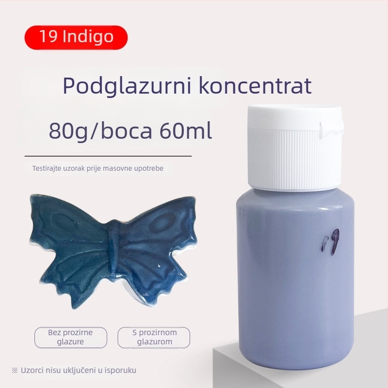 Hai Aohua Boja za podglazovanje keramike — koncentrat boje za podglazuru, srednja temperatura, 60 ml