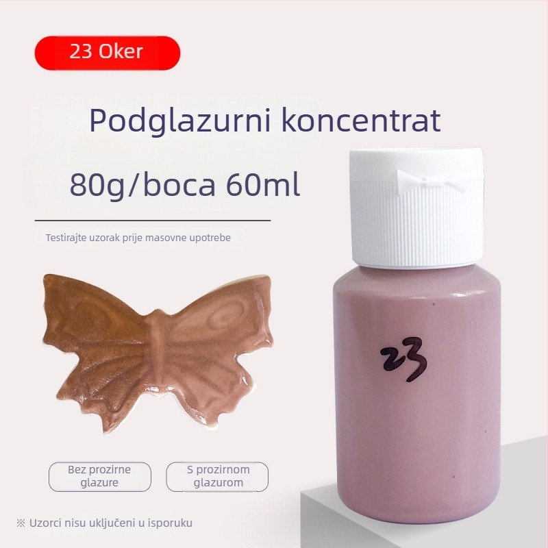 Hai Aohua Boja za podglazovanje keramike — koncentrat boje za podglazuru, srednja temperatura, 60 ml