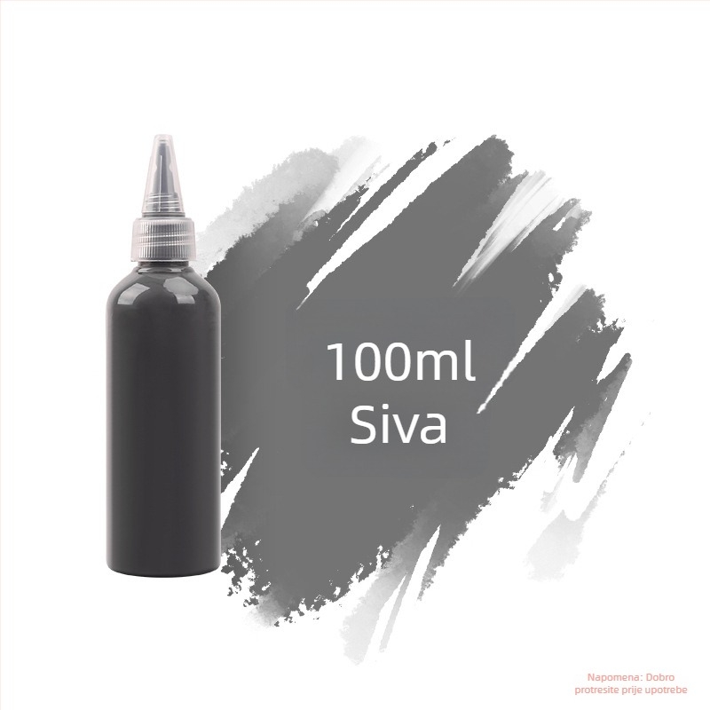 Set akrilnih boja 100 ml za djecu – vodootporne boje za gipsanu lutku, akvarel i gouache, DIY slikanje