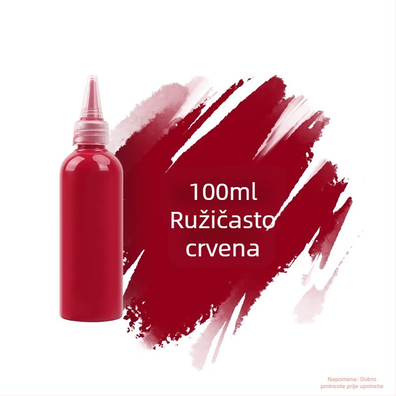 Set akrilnih boja 100 ml za djecu – vodootporne boje za gipsanu lutku, akvarel i gouache, DIY slikanje