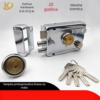 Staro stil anti-krađa brava za vrata — za drvena, metalna i nehrđajuća čelična vrata, unutarnja i vanjska primjena, univerzalni model
