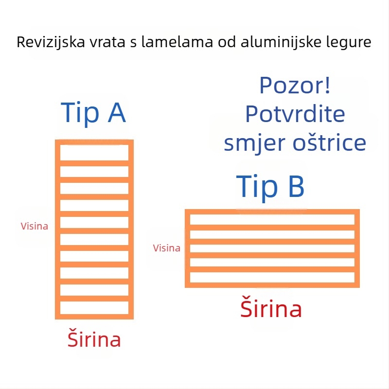 Lamelne rešetke od aluminijske legure s dekorativnim pokrovom za ispušni zrak klimatizacije, za vanjski zid i strop, kišu otporna grilja