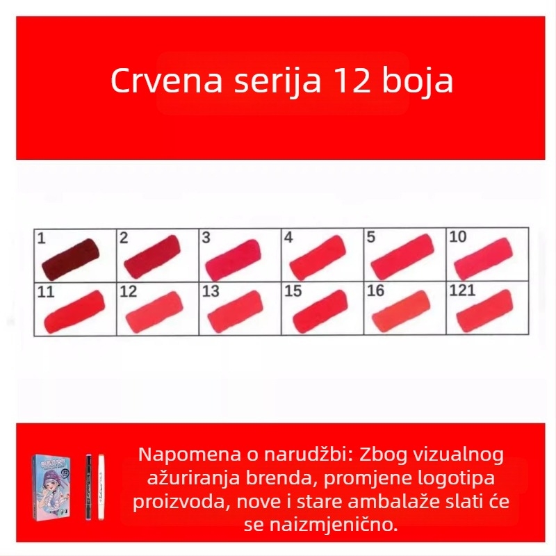 Touch marker na bazi ulja, dvostrani vrh, 12 boja, alkoholni akvarel marker za učenike i djecu