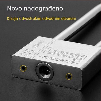Produženi starinski brava za ormar, duga ručna kvaka, tanka šipka, bakar 30 mm, s 3 ključeva