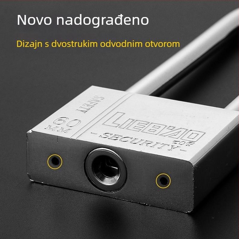 Produženi starinski brava za ormar, duga ručna kvaka, tanka šipka, bakar 30 mm, s 3 ključeva