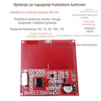 Rješenje čip mikrokontrolerom za izvlačenje napajanja s kartice; dizajn i razvoj PCB-a