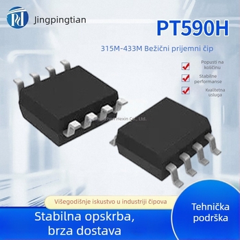 PT590H bežični prijemni čip, kompatibilan s WL520 WS490, niska potrošnja, 315–433 MHz, WF480 komponente