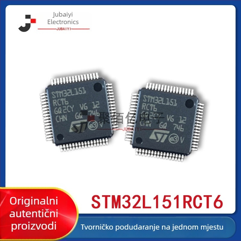 STM32L151RCT6 mikrokontroler, LQFP-64 paket, površinska montaža