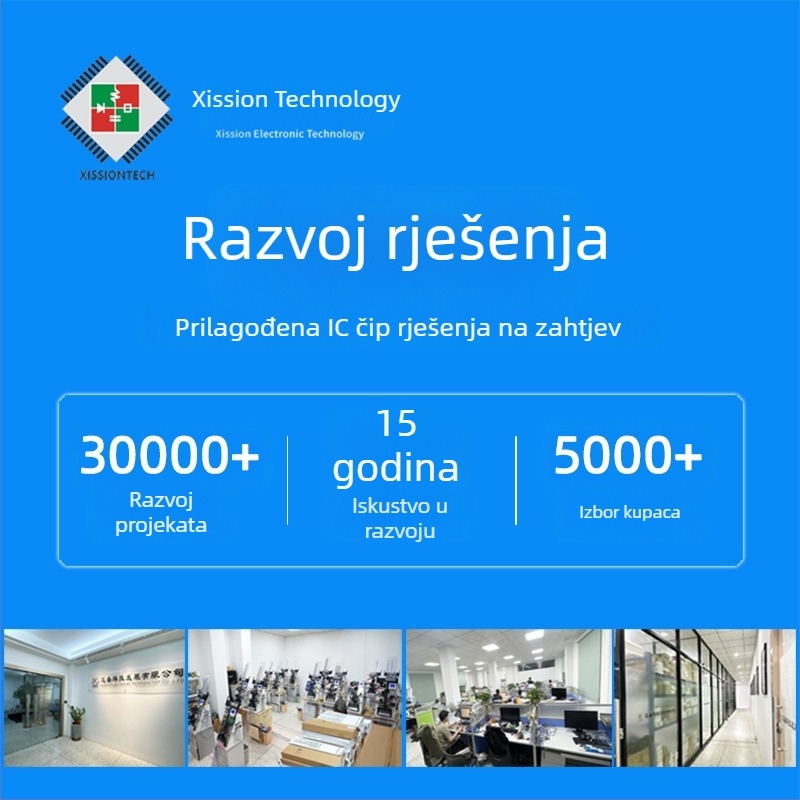 Ručni električni usisavač s MCU čip rješenjem i IC programom mikrokontrolera