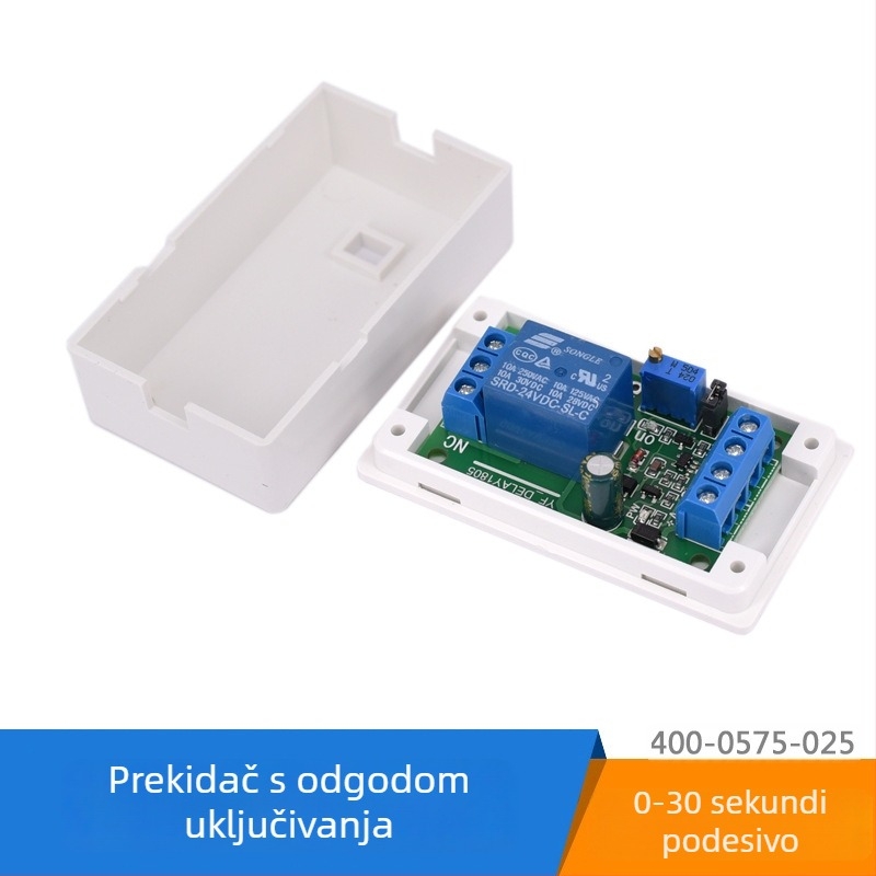 Automobilsko relej s kašnjenjem uključivanja, 12V–24V, automatsko aktiviranje, pokretanje/gašenje, zaštita baterije, sprječavanje ponovnog pokretanja