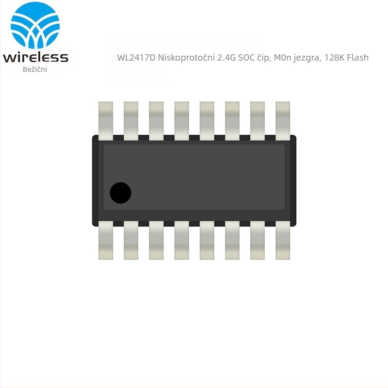 2.4G bežični transceiver SoC čip s 32-bitnim M0 jezgrom, WL2417D XLD mikrokontroler
