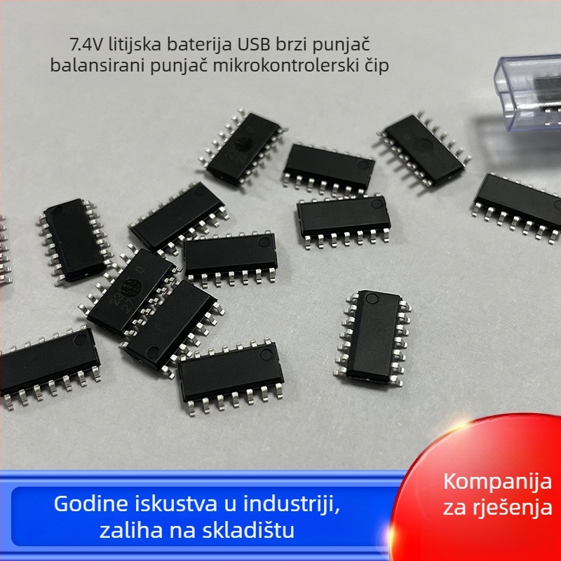 Izbalansirano i brzo punjenje 7,4V litijeve baterije, USB kabel za punjenje, čip rješenje s mikrokontrolerom