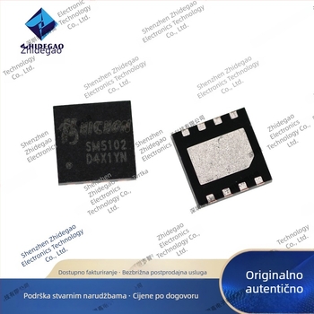 Hai Chuan SM5102 DFN3×3-8 pakiranje, IC čip za pretvorbu litijeve baterije u suvu bateriju, broj 7 punjiva baterija