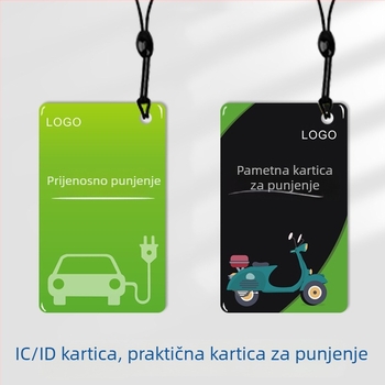IC kartica za punionicu električnih vozila, s čipovima F08 i M1, epoksidna kartica, NFC čip
