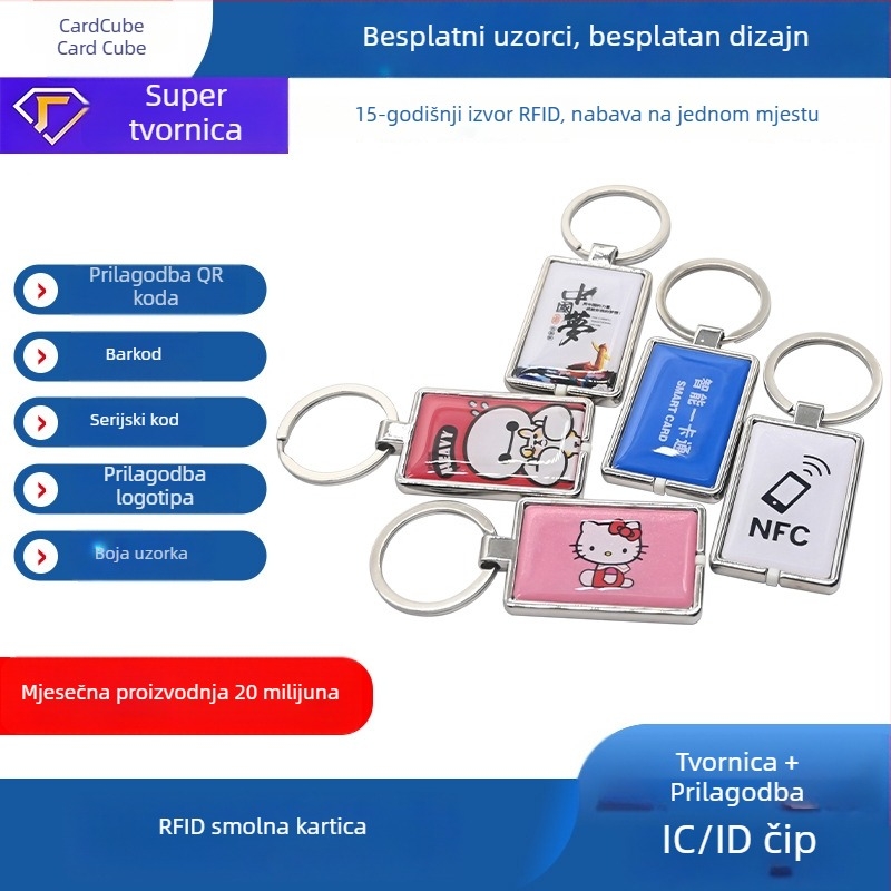 Prilagodljiva NFC/RFID kartica za električni automobil: punjenje, pristup i otključavanje