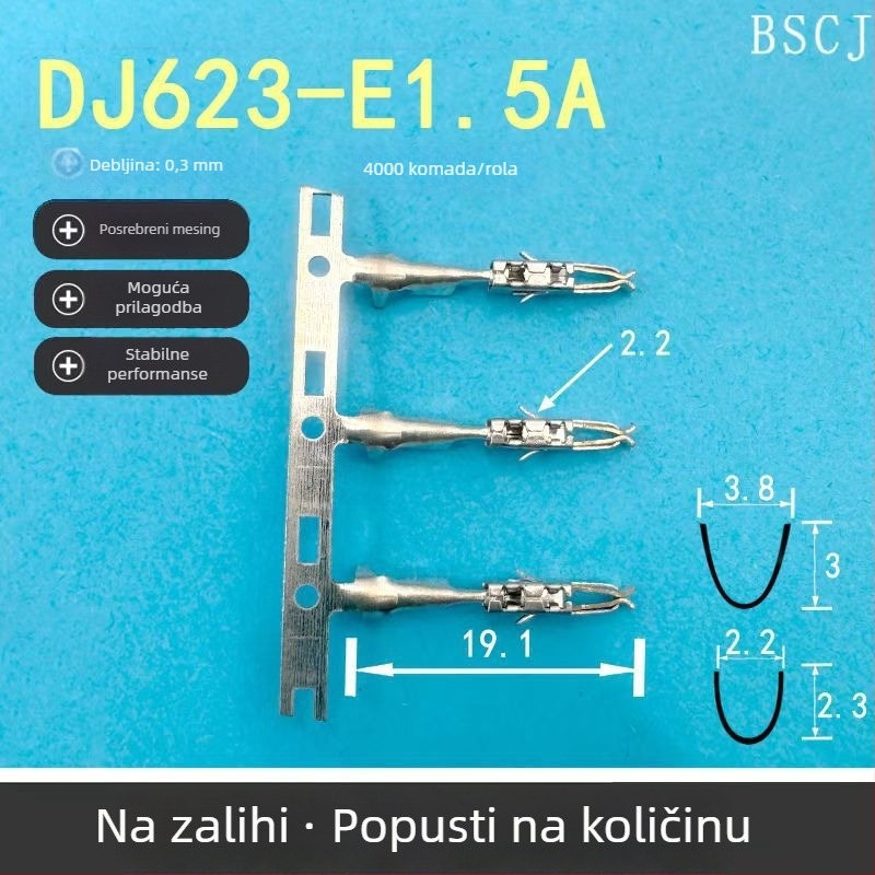 DJ623-E1.5A Termin kabelskog snopa, automobilski konektor, 24-polni