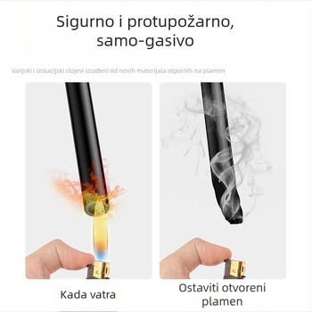 Vodootporna kabelska hrpa za električno vozilo M8-6P s kontrolerom i konektorima, prilagodljiv broj vodiča
