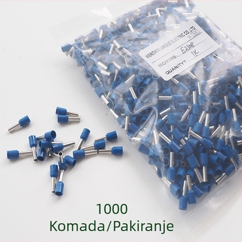 Predizolirani cijevni terminal, kontakt u obliku igle, europski najlonski cijevni krimp terminál, 2,5 mm²
