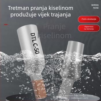 DTLC četvrtaste glave bakreno-aluminijski pinovi za prekidač DTD, potpuno bakreni pin 10/70