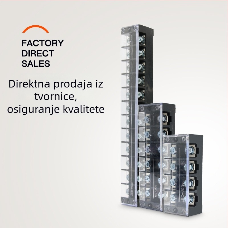 TBC-6010 Terminal blok TB10012 fiksni terminalni ploča 60A/100A bakreni dijelovi