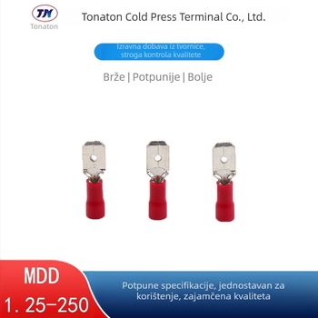 Tuonetong MDD1.25-250 predmontirani krimp konektor 6.3 mm oštrica