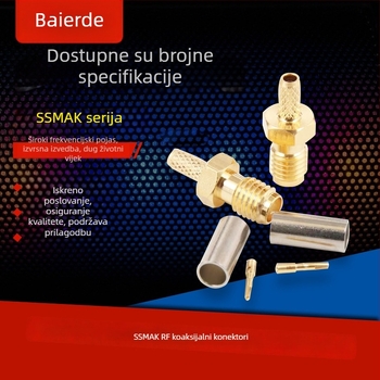 SSMA-K3 RF koaksijalni spojnik i SSMA-K1.5 terminalni blok